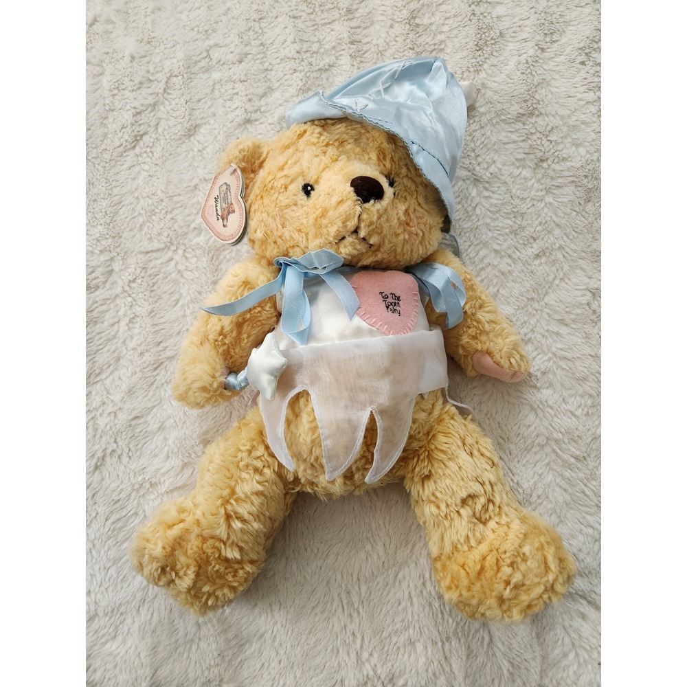 2000 Cherished Teddies P Hillman 14" Plush‎ Tooth Fairy Teddy Bear  Tooth Pocket